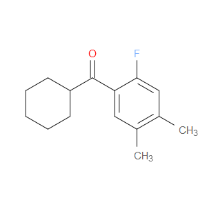 cyclohexyl(2-fluoro-4,5-dimethylphenyl)methanone