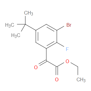 ethyl 2-(3-bromo-5-(tert-butyl)-2-fluorophenyl)-2-oxoacetate