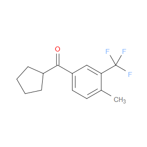cyclopentyl(4-methyl-3-(trifluoromethyl)phenyl)methanone