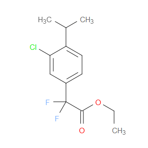 ethyl 2-(3-chloro-4-isopropylphenyl)-2,2-difluoroacetate