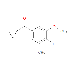 cyclopropyl(4-fluoro-3-methoxy-5-methylphenyl)methanone