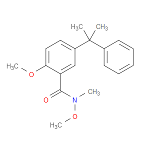 N,2-dimethoxy-N-methyl-5-(2-phenylpropan-2-yl)benzamide