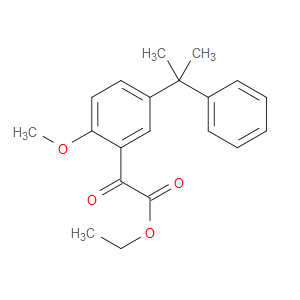 ethyl 2-(2-methoxy-5-(2-phenylpropan-2-yl)phenyl)-2-oxoacetate