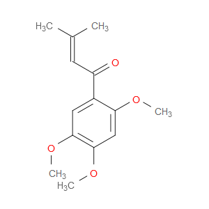 3-Methyl-1-(2,4,5-trimethoxyphenyl)-2-buten-1-one