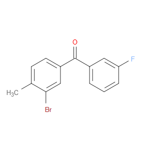 Methanone, (3-bromo-4-methylphenyl)(3-fluorophenyl)-