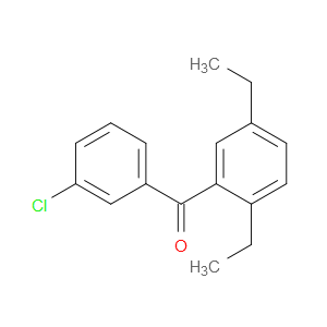 Methanone, (3-chlorophenyl)(2,5-diethylphenyl)-