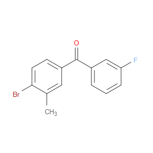 Methanone, (4-bromo-3-methylphenyl)(3-fluorophenyl)-