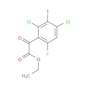 ethyl 2-(2,4-dichloro-6-fluoro-3-iodophenyl)-2-oxoacetate