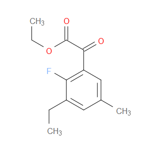 ethyl 2-(3-ethyl-2-fluoro-5-methylphenyl)-2-oxoacetate