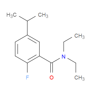 N,N-diethyl-2-fluoro-5-isopropylbenzamide