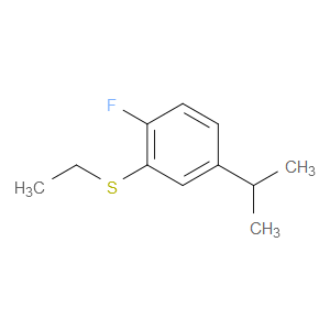 ethyl(2-fluoro-5-isopropylphenyl)sulfane