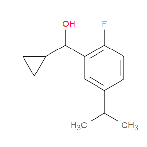 cyclopropyl(2-fluoro-5-isopropylphenyl)methanol