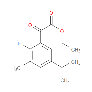ethyl 2-(2-fluoro-5-isopropyl-3-methylphenyl)-2-oxoacetate
