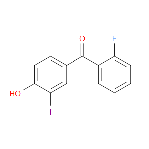 (2-Fluorophenyl)(4-hydroxy-3-iodophenyl)methanone