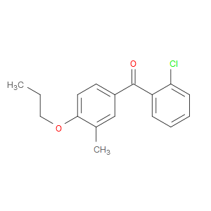 (2-Chlorophenyl)(3-methyl-4-propoxyphenyl)methanone