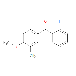 (2-Fluorophenyl)(4-methoxy-3-methylphenyl)methanone