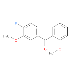Methanone, (4-fluoro-3-methoxyphenyl)(2-methoxyphenyl)-