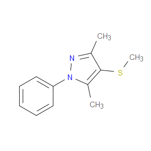 3,5-Dimethyl-4-(methylthio)-1-phenyl-1H-pyrazole