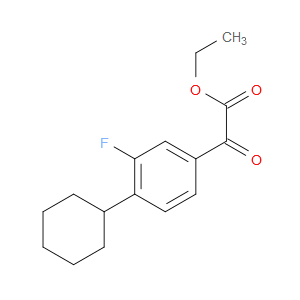 ethyl 2-(4-cyclohexyl-3-fluorophenyl)-2-oxoacetate
