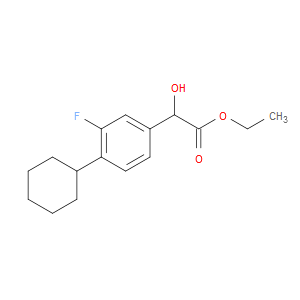 ethyl 2-(4-cyclohexyl-3-fluorophenyl)-2-hydroxyacetate