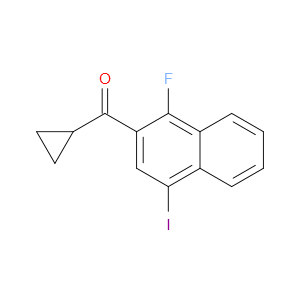 cyclopropyl(1-fluoro-4-iodonaphthalen-2-yl)methanone