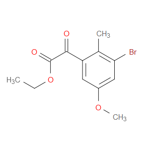 ethyl 2-(3-bromo-5-methoxy-2-methylphenyl)-2-oxoacetate