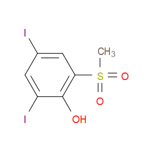 2,4-diiodo-6-(methylsulfonyl)phenol