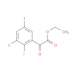 ethyl 2-(2-fluoro-3,5-diiodophenyl)-2-oxoacetate