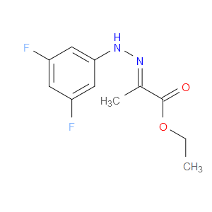 (E)-ethyl 2-(2-(3,5-difluorophenyl)hydrazono)propanoate
