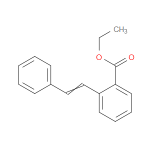 Benzoic acid, 2-(2-phenylethenyl)-, ethyl ester
