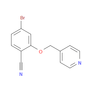 4-Bromo-2-(4-pyridinylmethoxy)benzonitrile