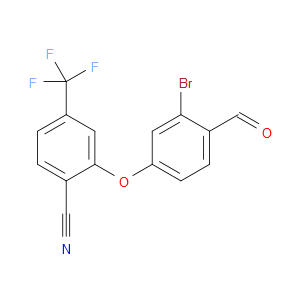 Benzonitrile, 2-(3-bromo-4-formylphenoxy)-4-(trifluoromethyl)-