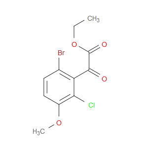 ethyl 2-(6-bromo-2-chloro-3-methoxyphenyl)-2-oxoacetate