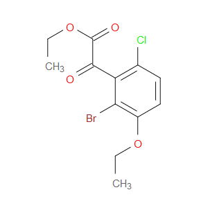 ethyl 2-(2-bromo-6-chloro-3-ethoxyphenyl)-2-oxoacetate