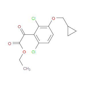 ethyl 2-(2,6-dichloro-3-(cyclopropylmethoxy)phenyl)-2-oxoacetate