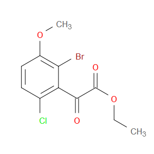 ethyl 2-(2-bromo-6-chloro-3-methoxyphenyl)-2-oxoacetate