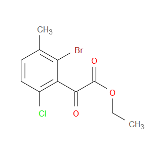 ethyl 2-(2-bromo-6-chloro-3-methylphenyl)-2-oxoacetate