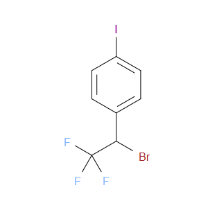 Benzene, 1-(1-bromo-2,2,2-trifluoroethyl)-4-iodo-