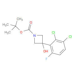 tert-butyl 3-(2,3-dichloro-6-fluorophenyl)-3-hydroxyazetidine-1-carboxylate