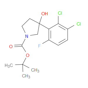 tert-butyl 3-(2,3-dichloro-6-fluorophenyl)-3-hydroxypyrrolidine-1-carboxylate