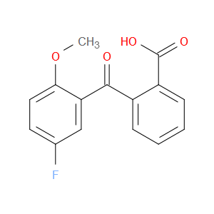 Benzoic acid, 2-(5-fluoro-2-methoxybenzoyl)-