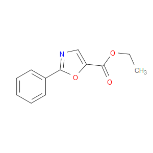 5-Oxazolecarboxylic acid, 2-phenyl-, ethyl ester