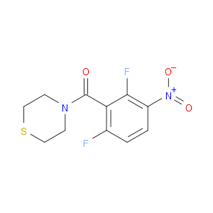 (2,6-Difluoro-3-nitrophenyl)(thiomorpholino)methanone