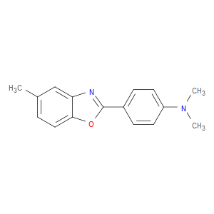 N,N-Dimethyl-4-(5-methyl-2-benzoxazolyl)benzenamine