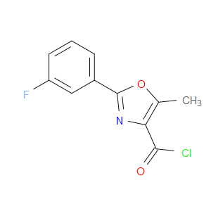 2-(3-Fluorophenyl)-5-methyl-4-oxazolecarbonyl chloride