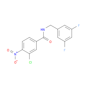 3-chloro-N-(3,5-difluorobenzyl)-4-nitrobenzamide