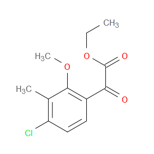 ethyl 2-(4-chloro-2-methoxy-3-methylphenyl)-2-oxoacetate