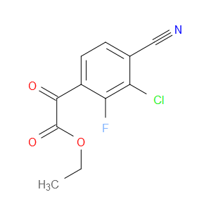 ethyl 2-(3-chloro-4-cyano-2-fluorophenyl)-2-oxoacetate