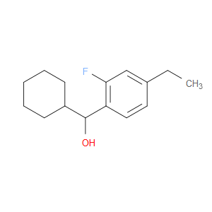 cyclohexyl(4-ethyl-2-fluorophenyl)methanol