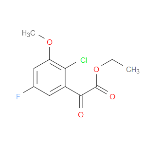 ethyl 2-(2-chloro-5-fluoro-3-methoxyphenyl)-2-oxoacetate
